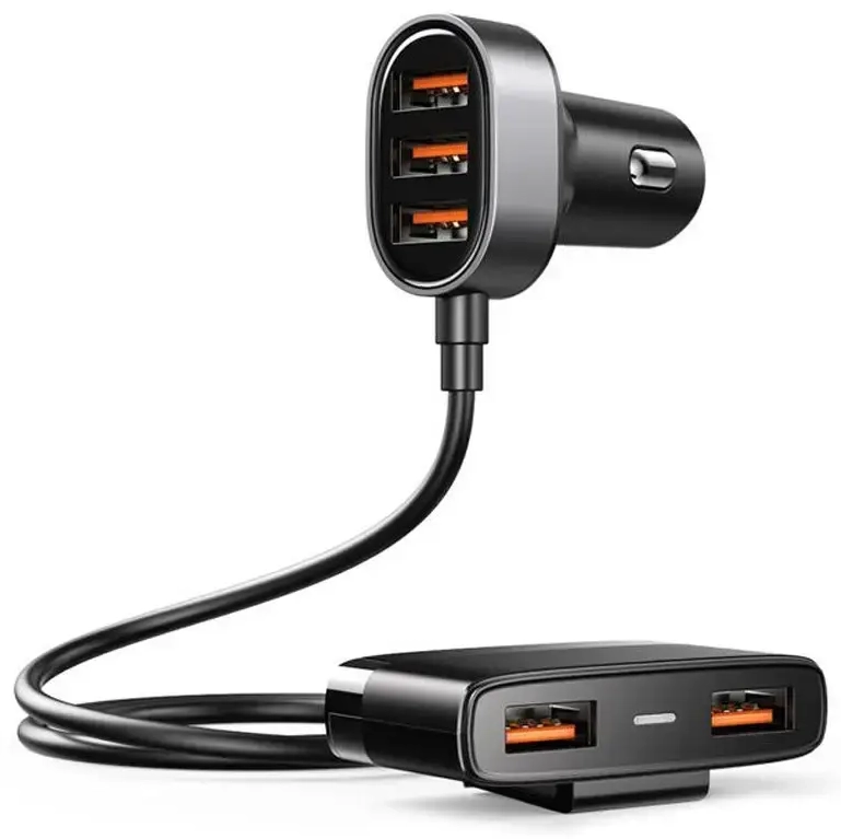 Зарядка для автомобиля Joyroom JR-CL03 Multi 5 Ports USB-A | черная