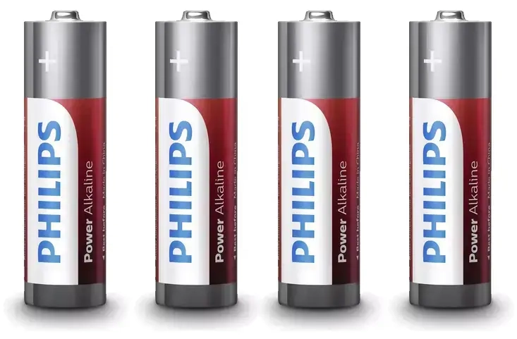 Battery PHILIPS AA 4pcs Power Alkaline