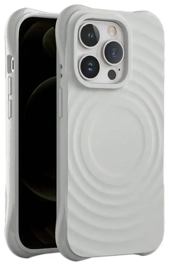Circle Mag maciņš ar MagSafe atbalstu telefonam iPhone 12 | iPhone 12 Pro pelēks