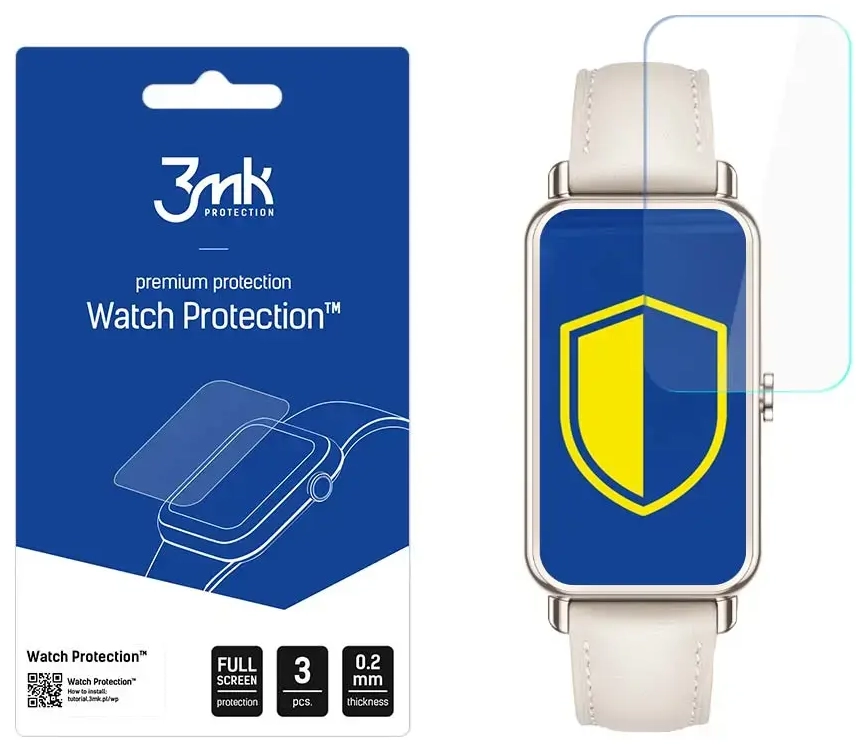 Huawei Fit Mini - 3mk Watch Protection™ v. ARC+ screen protector