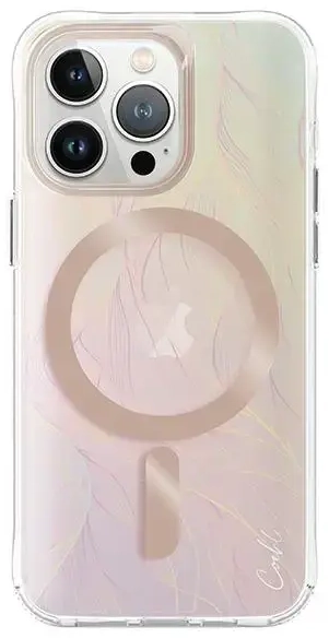UNIQ etui Coehl Willow iPhone 15 Pro Max 6.7" Magnetic Charging opal|iridescent