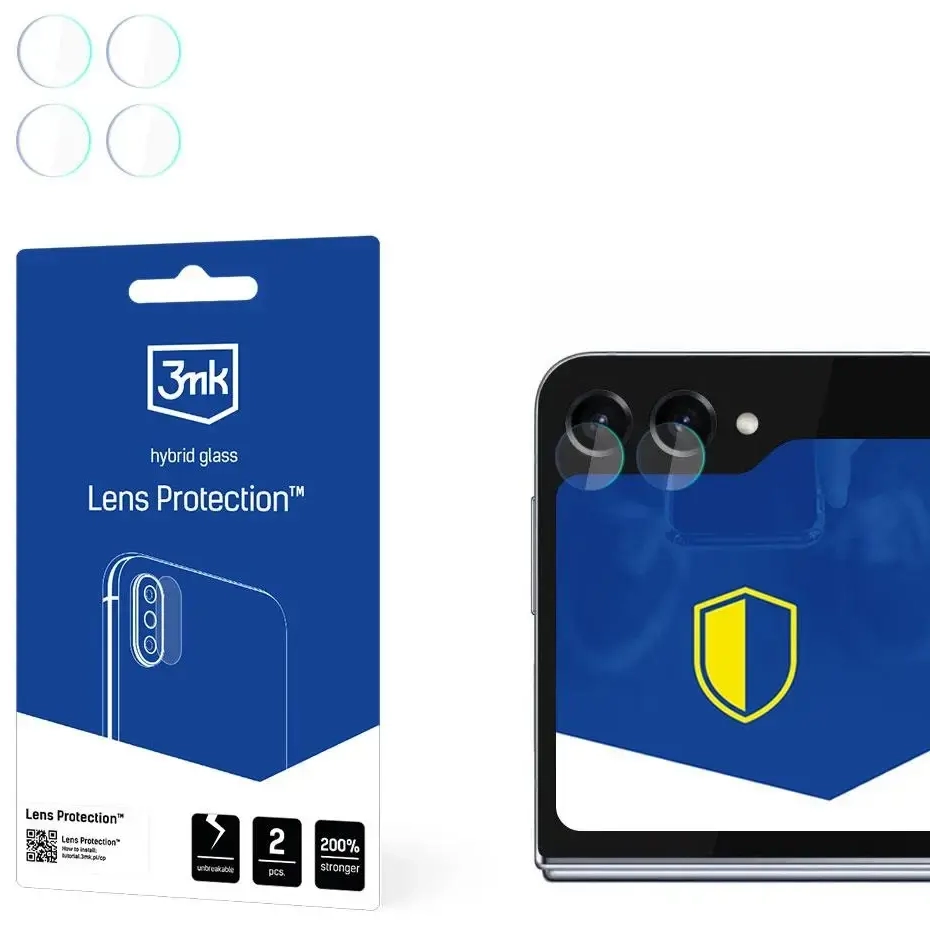 Samsung Galaxy Z Flip 5 (Front) - 3mk Lens Protectionâ¢