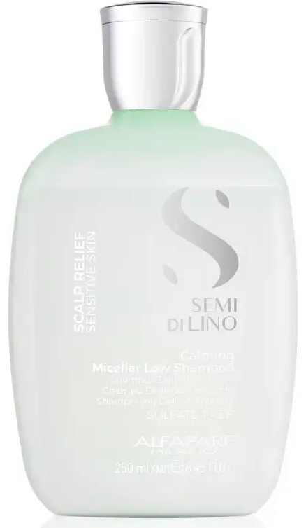 Semi Di Lino Scalp Relief Calming Micellar Low Shampoo by Alfaparf Milano for Unisex - 8.45 Oz Shampoo