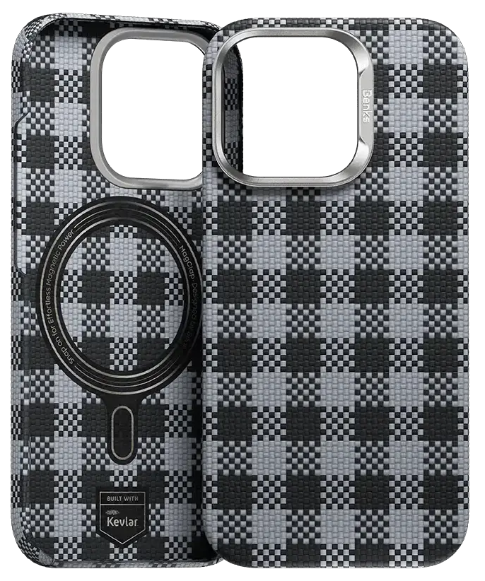 Benks Magnetic Armor Vichy Kevlar phone case for iPhone 16 Pro black