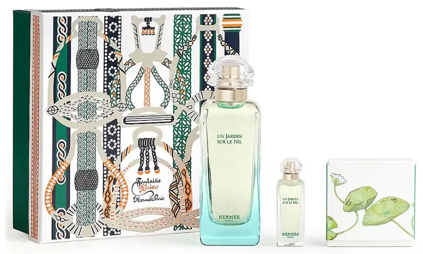 Hermès Un Jardin Sur Le Nil Gift Set 100ml EDT + 7.5ml EDT + 50g Soap