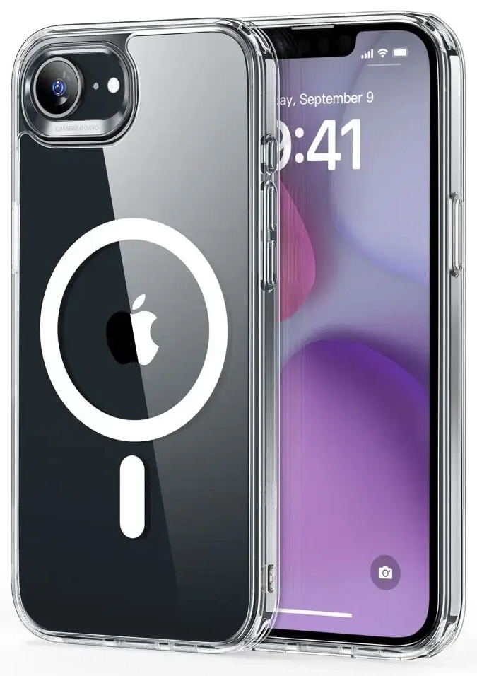 ESR CLASSIC HYBRID HALOLOCK MAGSAFE IPHONE 16E CLEAR