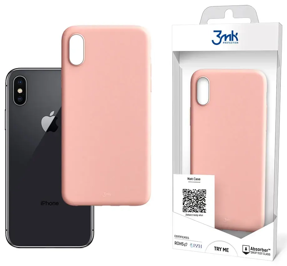 Apple iPhone Xs Max - 3mk Matt Case lychee