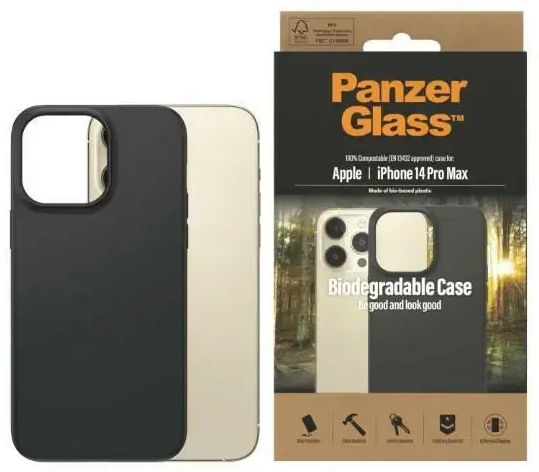 PanzerGlass Biodegradable Case iPhone 14 Pro Max 6,7" czarny|black 0420
