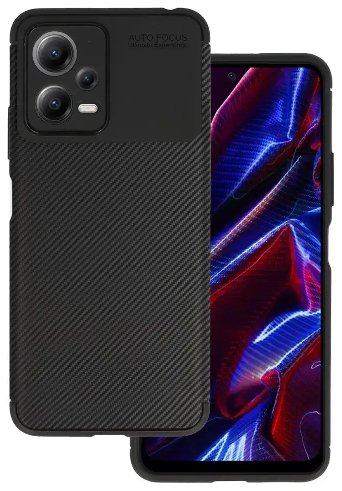 Vennus Carbon Elite for Xiaomi Redmi Note 12 5G/Poco X5 Black