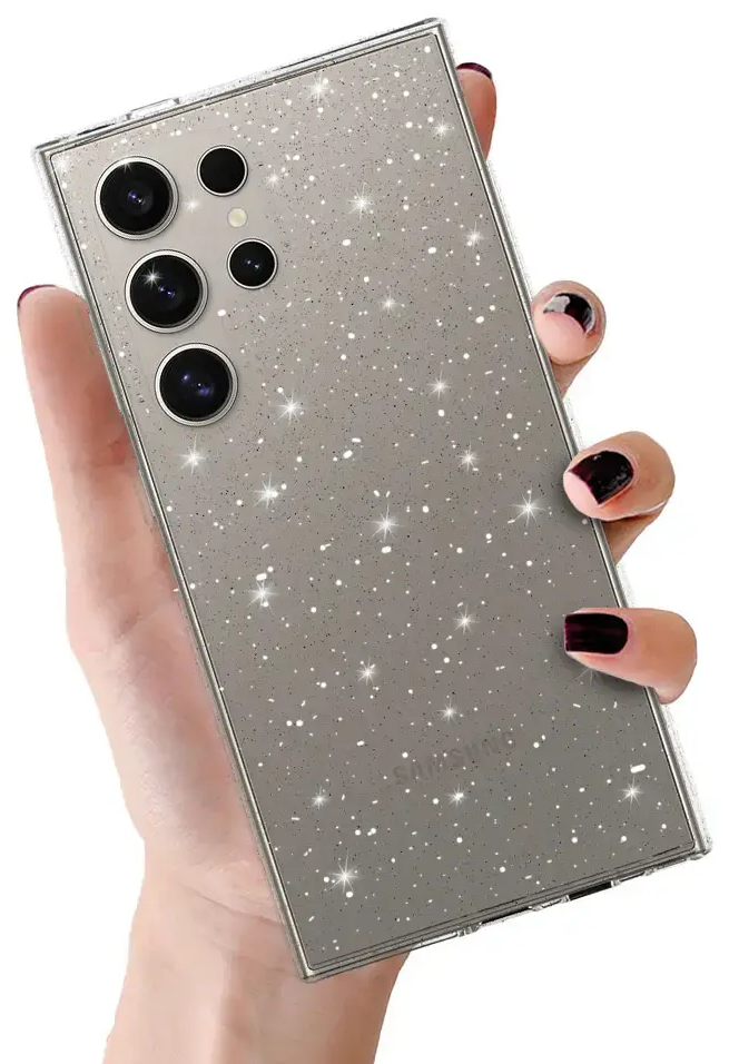 Crystal Glitter Case for Samsung Galaxy S25 Ultra Silver