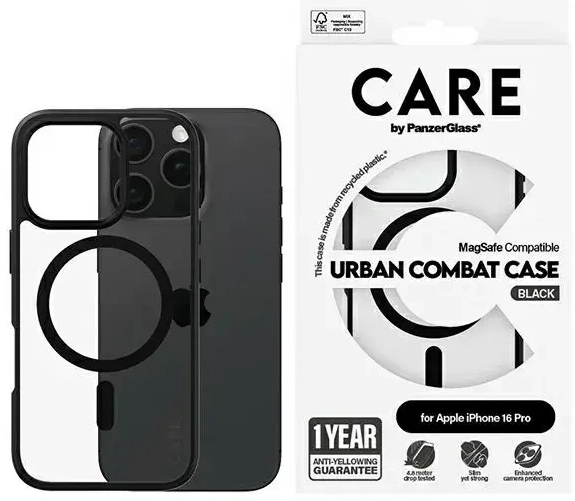CARE by PanzerGlass Flagship Urban Case iPhone 16 Pro 6,3" MagSafe 1358
