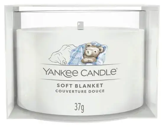 Soft Blanket Yankee Candle® Mini, White, 5.4cm X 4.4cm | Fresh & Clean
