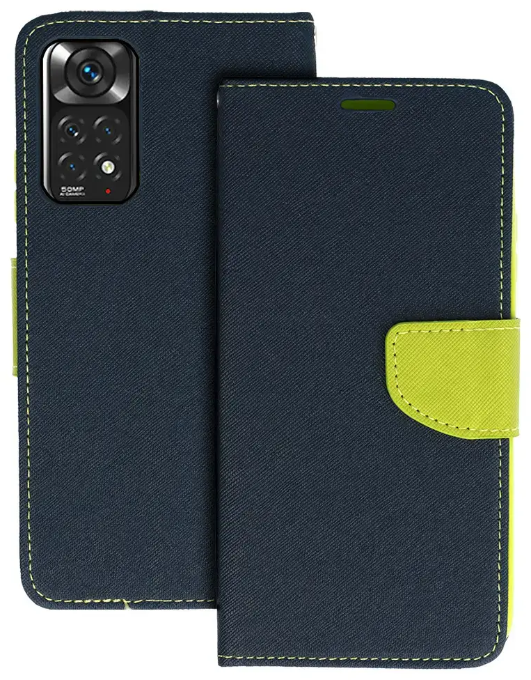 Fancy Case for Xiaomi Redmi Note 11 5G/Note 11S 5G/Poco M4 Pro 5G navy-lime