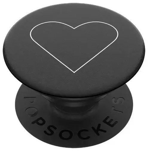Popsockets 2 White Heart Black 800667 uchwyt i podstawka do telefonu - standard