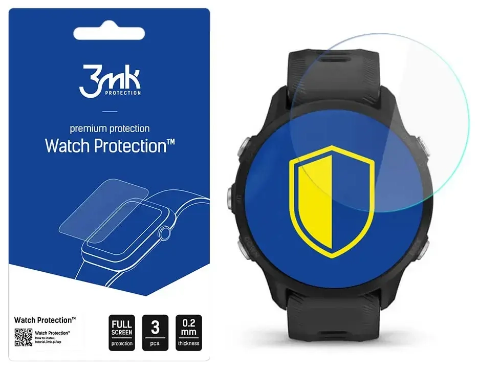 Garmin Forerunner 955 - 3mk Watch Protection™ v. FlexibleGlass Lite screen protector