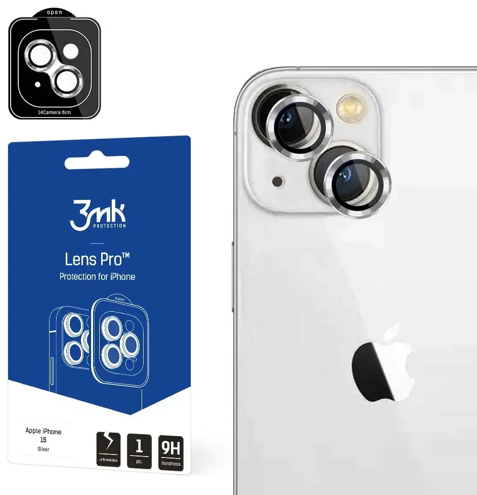 Apple iPhone 15 - 3mk Lens Protection Pro screen protector