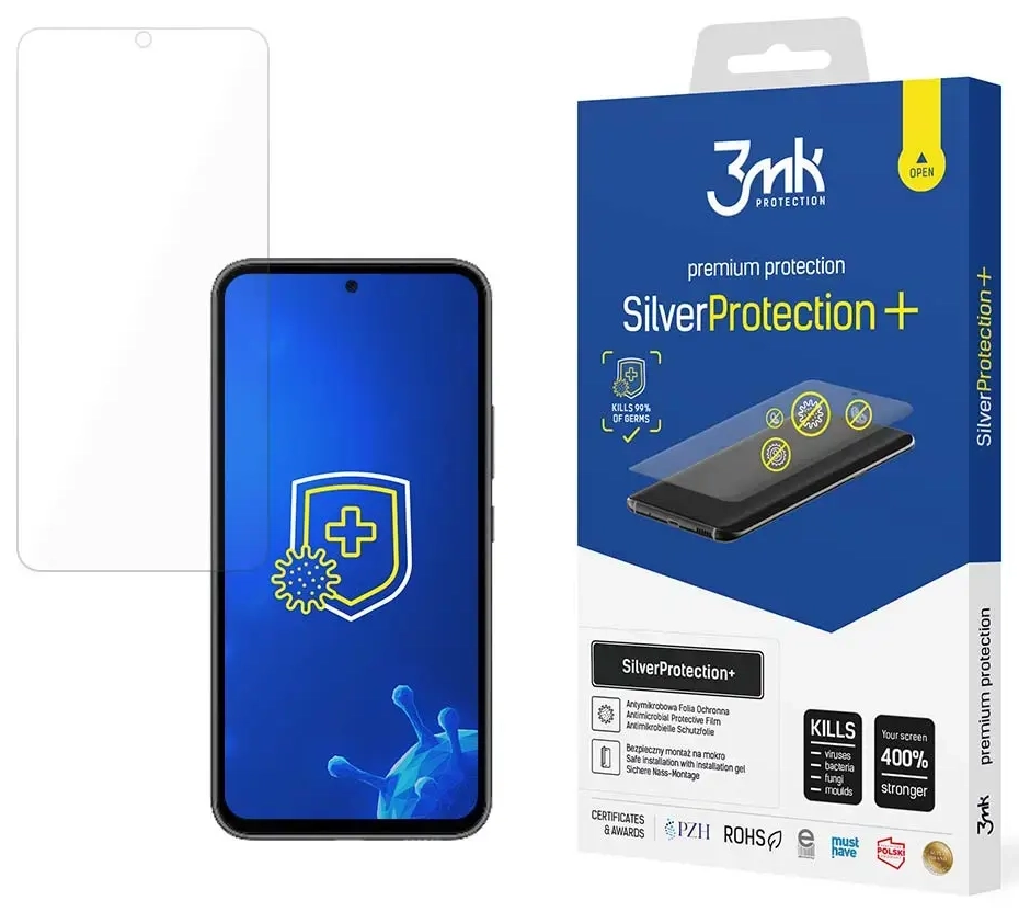 3mk SilverProtection+ aizsargplēve telefona ekrānam Samsung Galaxy A54 5G (A546)