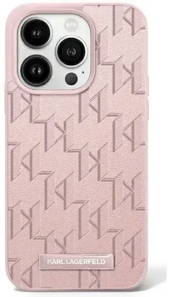 Karl Lagerfeld KLHMP16SPKHPORPP iPhone 16 6.1" różowy|pink hardcase Hot Stamp Magsafe