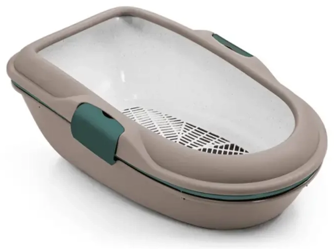 Cat toilet Furba Chic 59x39x22cm light grey|green