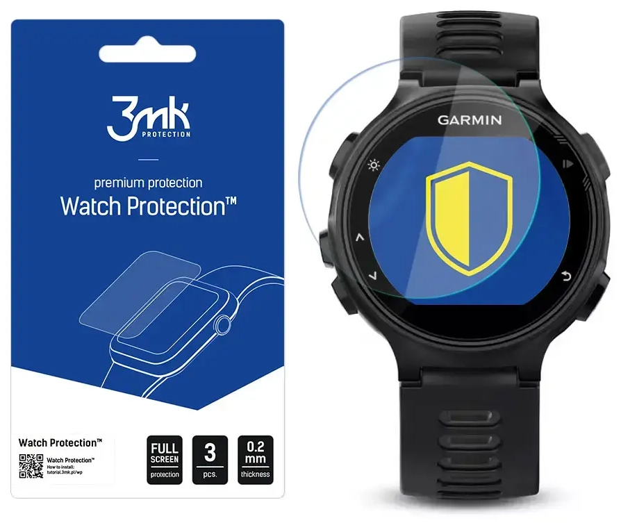 Garmin FR 735XT - 3mk Watch Protection™ v. FlexibleGlass Lite screen protector