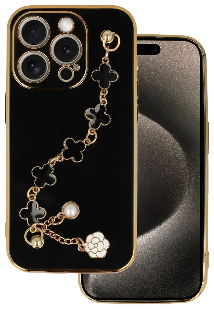 Trend telefoni ümbris iPhone 15 Pro must (disain 3)