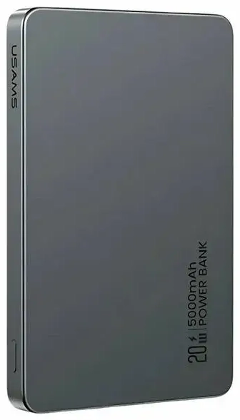 USAMS CY Series 5KCD23101 (US-CD231) ārējais akumulators (powerbank) | 5000 mAh | 20W | aptraipīts