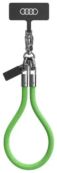 Audi uniwersalna smycz do telefonu 28cm 8mm zielony|green AU-HSL8-R8|D1-GN