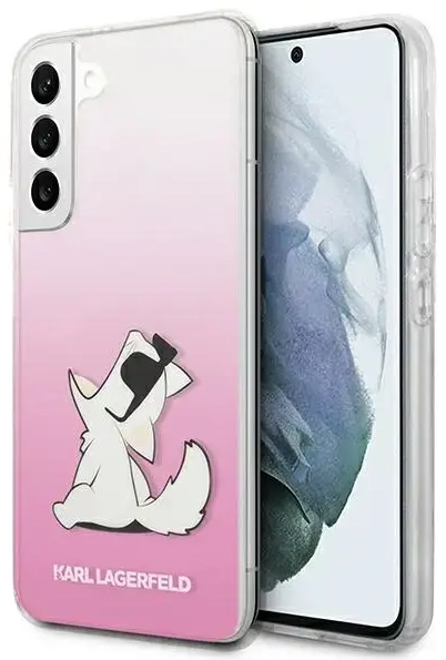 Karl Lagerfeld KLHCS22MCFNRCPI S22+ S906 hardcase różowy|pink Choupette Eat