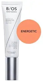 Base of sweden Waterproof Foundation Full Coverage SPF 30 30ml Energetic.