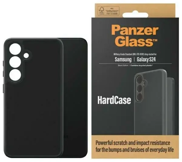PanzerGlass HardCase Sam S24 S921         Military grade czarny|black 1219