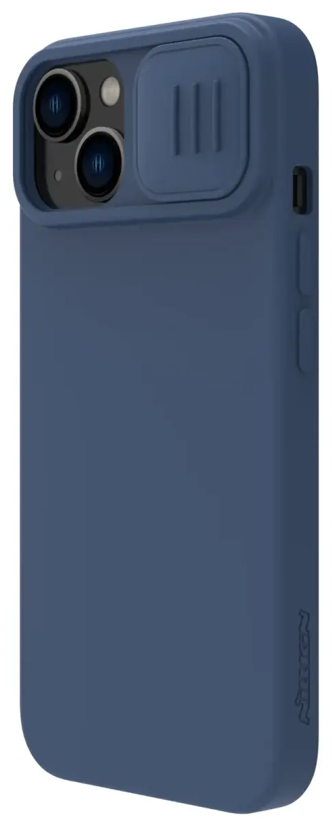 Nillkin CamShield Silky Magnetic Silicone Case for Apple iPhone 14 Plus Blue