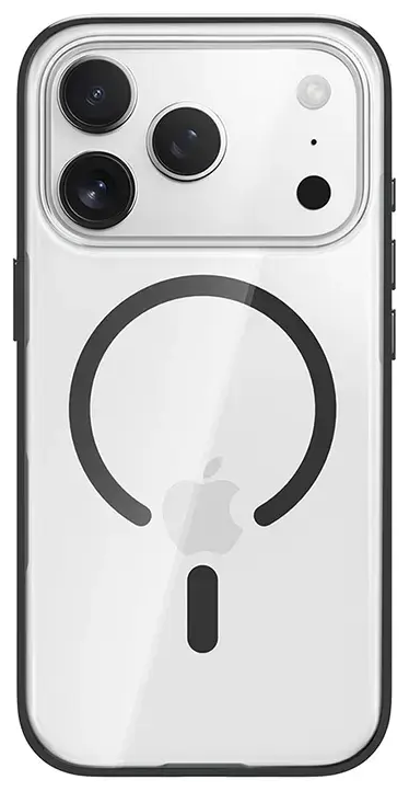 Rock Crystal Armor Series чехол для телефона iPhone 17 Pro чёрный