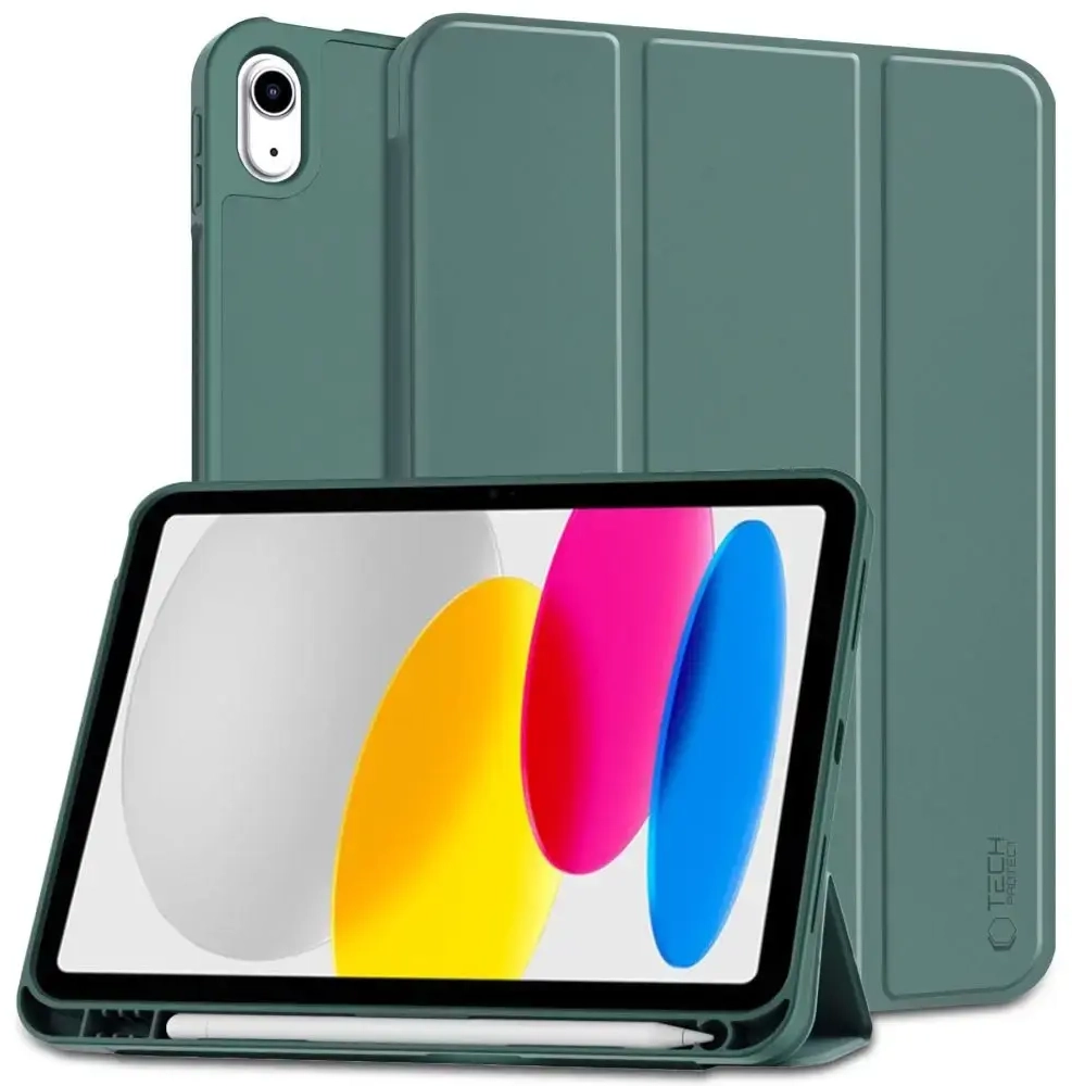 „Tech-Protect SC Pen“ ümbris „iPad 10.9" 2022“ jaoks – roheline