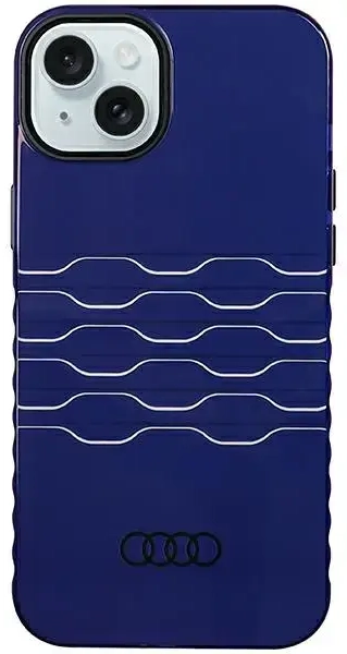 Audi IML MagSafe Case iPhone 15 Plus | 14 Plus 6.7" niebieski|navy blue hardcase AU-IMLMIP15M-A6|D3-BE