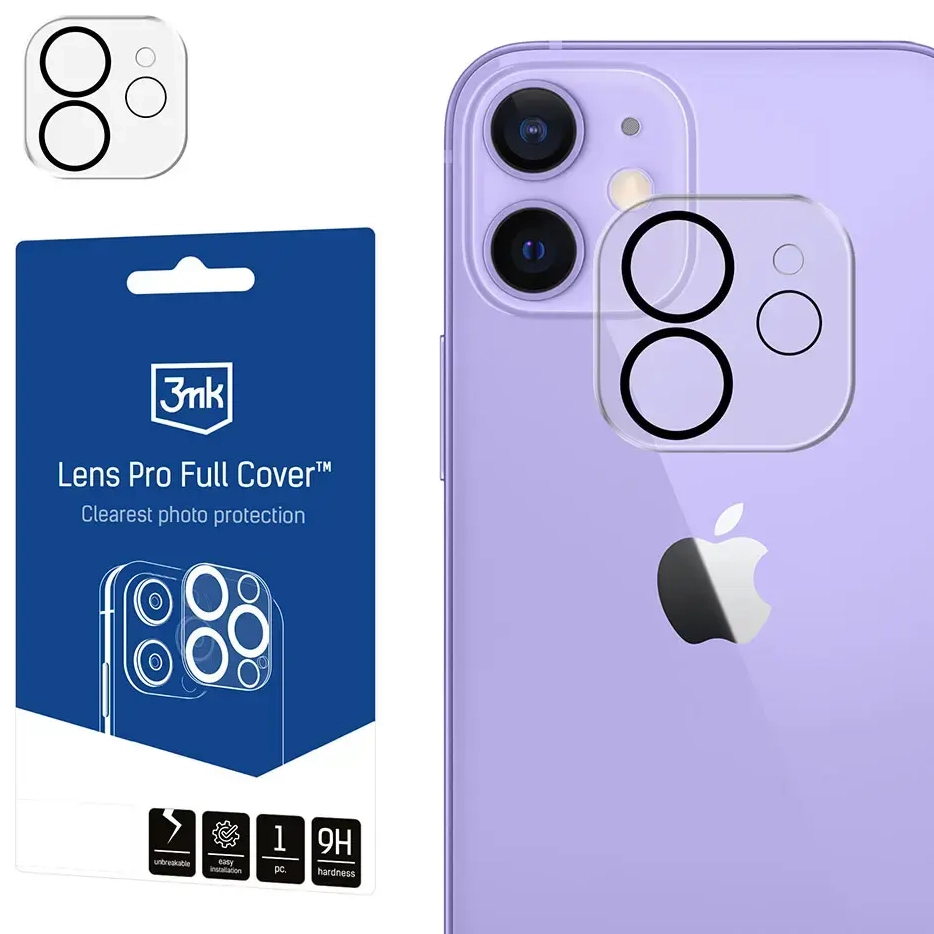 Apple iPhone 12 - 3mk Lens Pro Full Cover