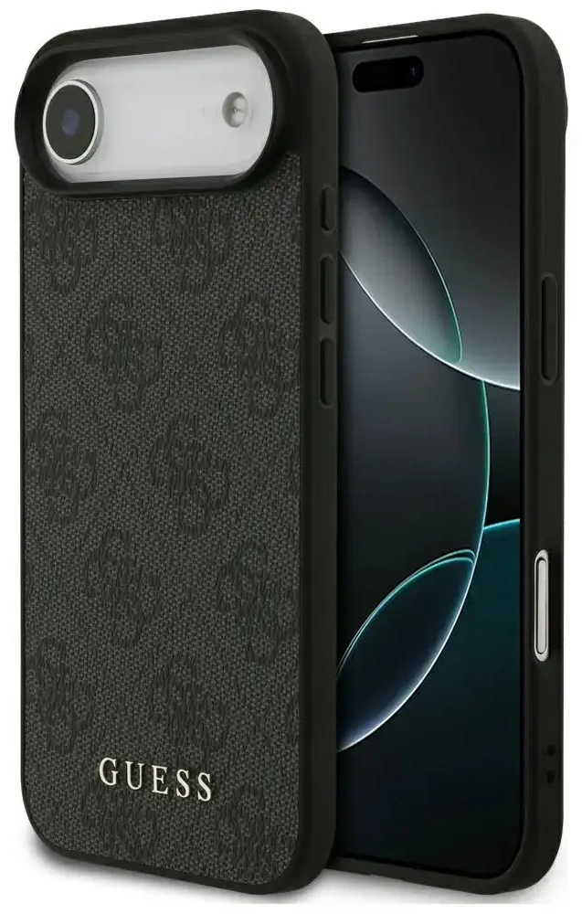 Guess 4G Classic maciņš telefonam iPhone 17 Air melns