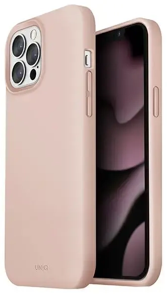 UNIQ etui Lino iPhone 13 Pro | 13 6,1" różowy|blush pink