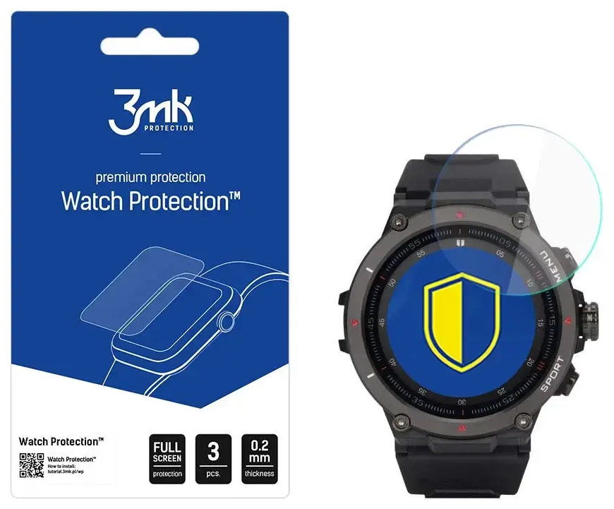 Garett GRS Pro - 3mk Watch Protection™ v. FlexibleGlass Lite screen protector