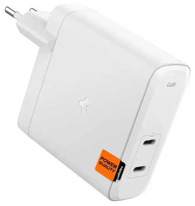 SPIGEN ARCSTATION PRO tīkla lādētājs | 140W | GaN | USB-A | balts