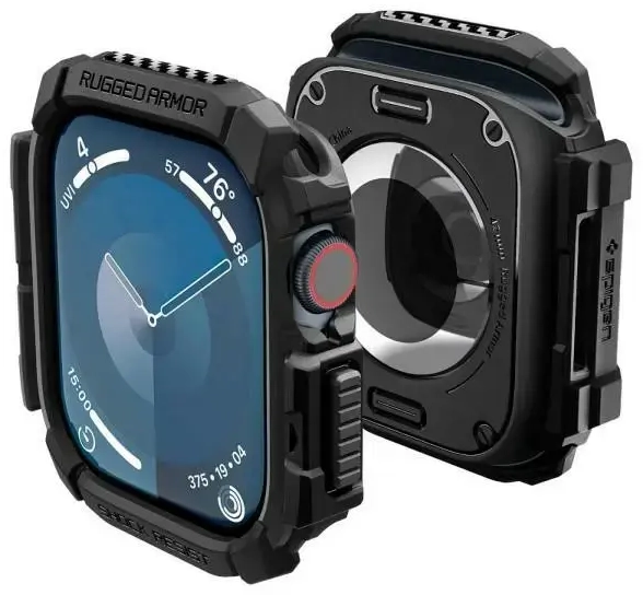 Spigen Rugged Armor Apple Watch 10 42mm czarny|black ACS08585