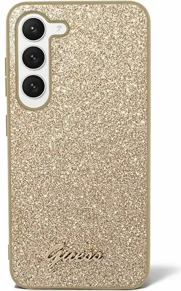 Guess GUHCS24MHGGSHD S24+ S926 złoty|gold hardcase Glitter Script