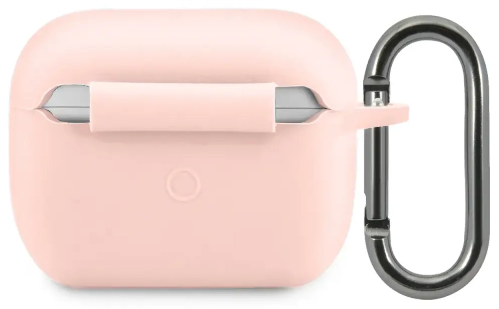 Lacoste Liquid Silicone Glossy Printing Logo Case for AirPods Pro Pink