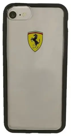 Ferrari Hardcase FEHCRFP7BK iPhone 7|8 |SE 2020 | SE 2022 transparent|black