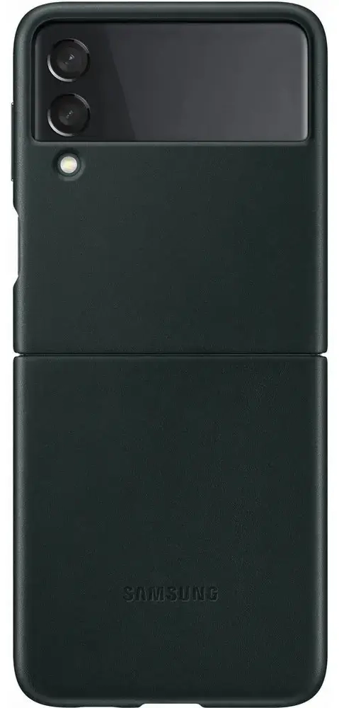 EF-VF711LGE Samsung Leather Cover for Galaxy Z Flip 3 Green