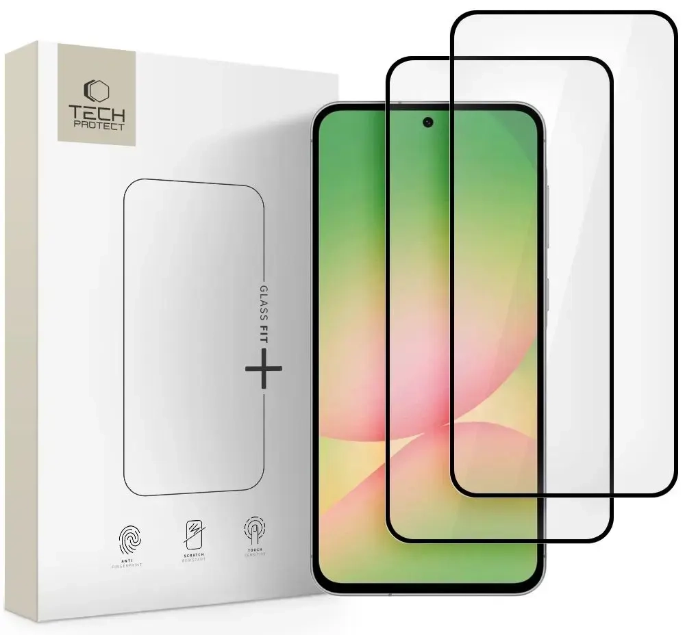 TECH-PROTECT apsauginis stiklas telefonui Samsung Galaxy A36 | Samsung Galaxy A56 5G, juodas, 2 vnt.