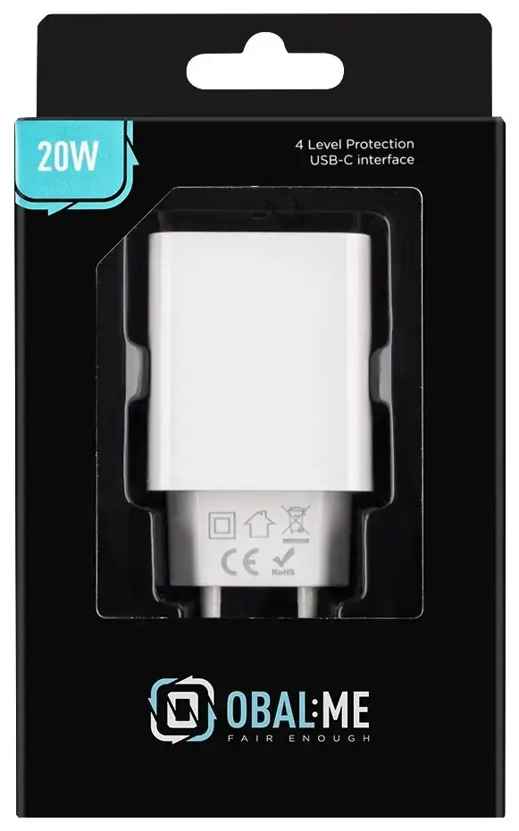 OBAL:ME Wall Charger tīkla lādētājs | 20W | USB-C | balts