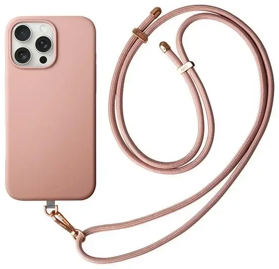 UNIQ etui Coehl Creme iPhone 16 Pro Max 6.9" Magnetic Charging różowy|ballet pink