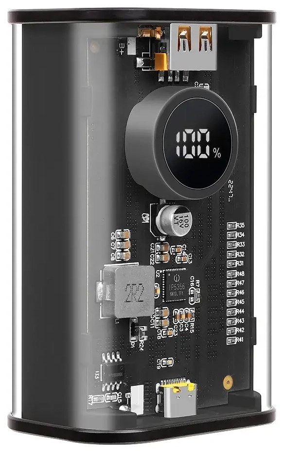 Tactical C4 Explosive ārējais akumulators (powerbank) | 9600 mAh | melns