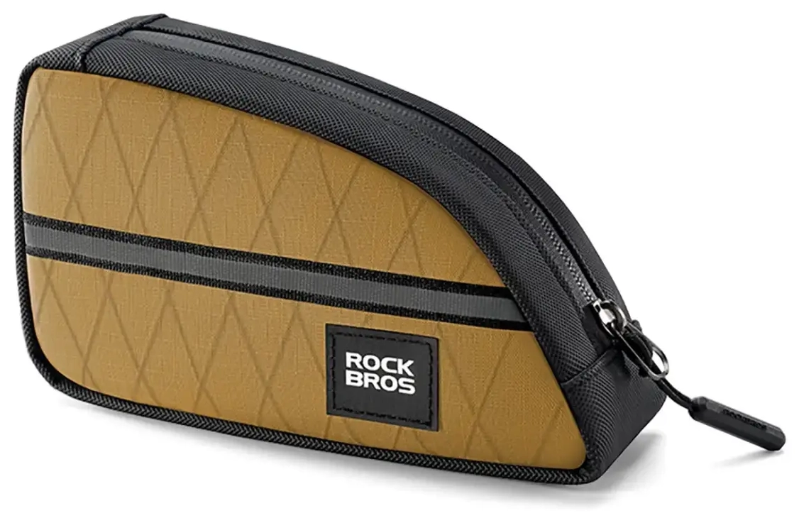 Rockbros Triangle Bike Frame Bag 0.8l - Brown