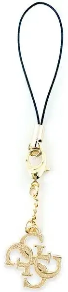Guess zawieszka GUCPM4GID Phone Strap 4G Glitter Charm
